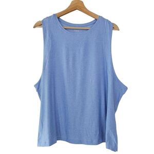 Old Navy Cloud 94 Super Soft Go Dry Blue Tank Top NWT